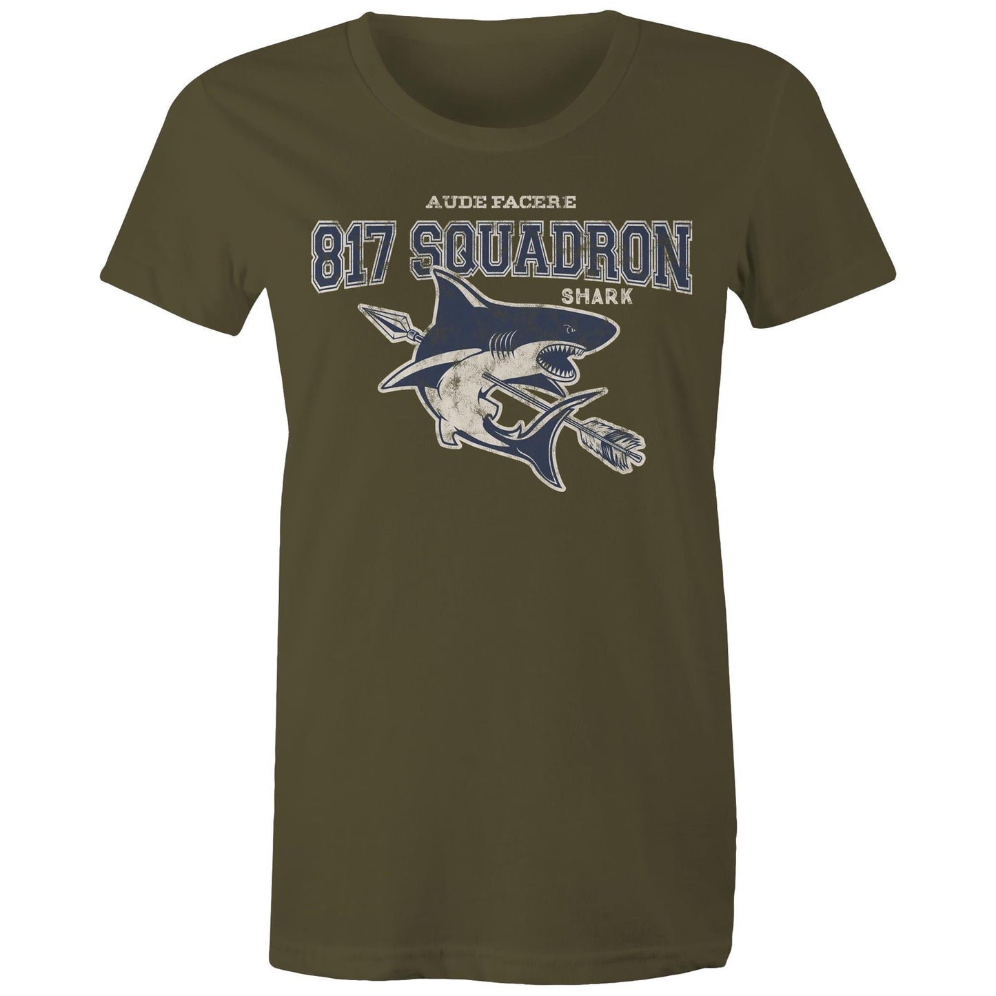 817 Squadron Women's T-shirt (style Alpha, blue)