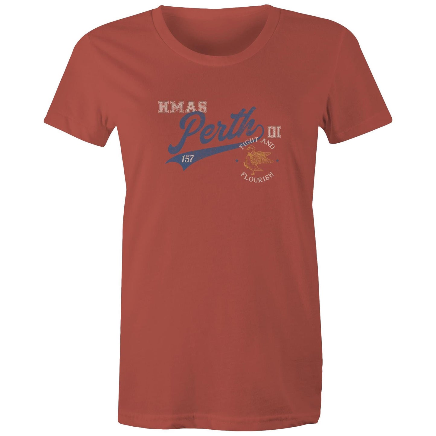 HMAS Perth (III) FFH157 Women's T-shirt (style Bravo)