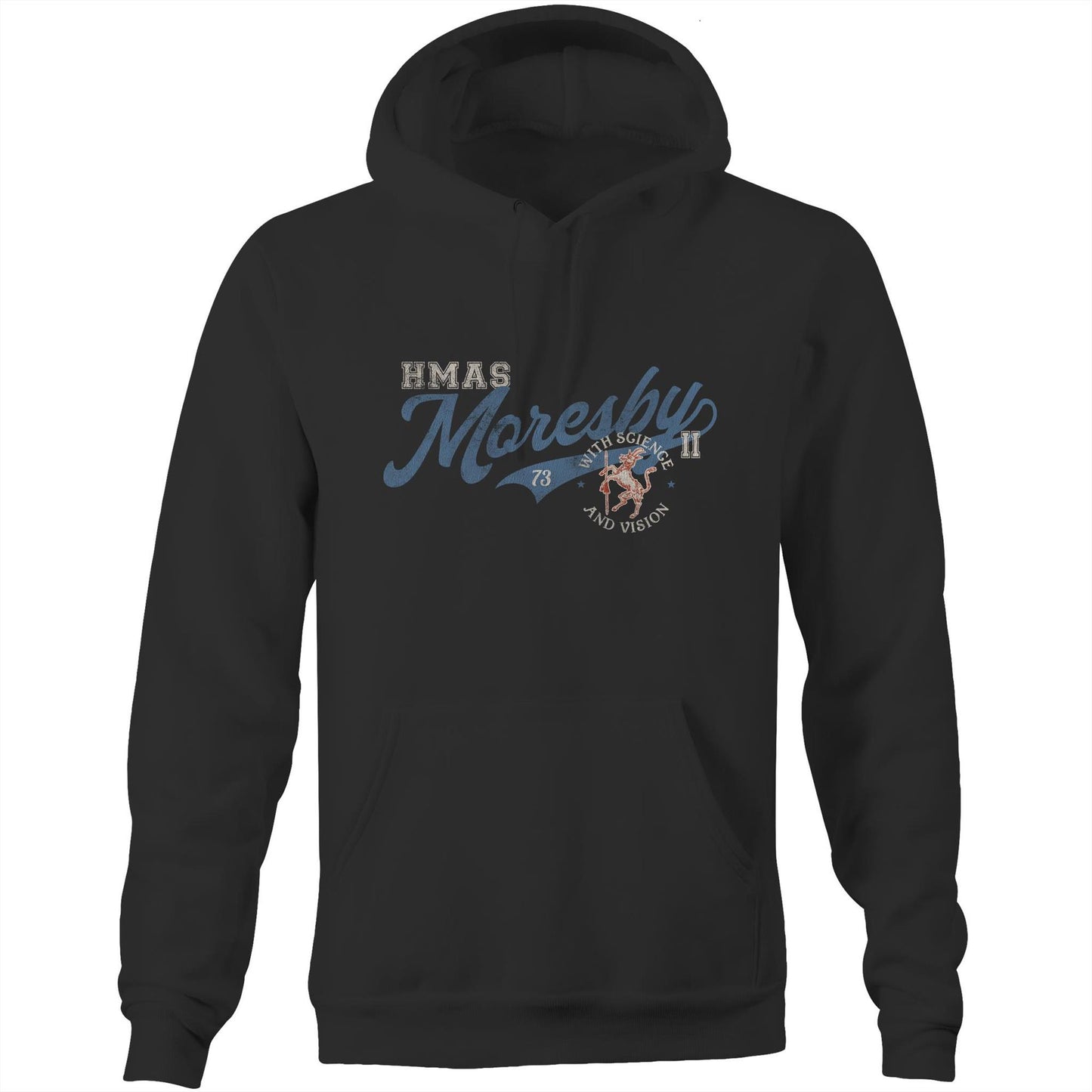 HMAS Moresby (II) A73 Men's Hoodie (style Bravo)