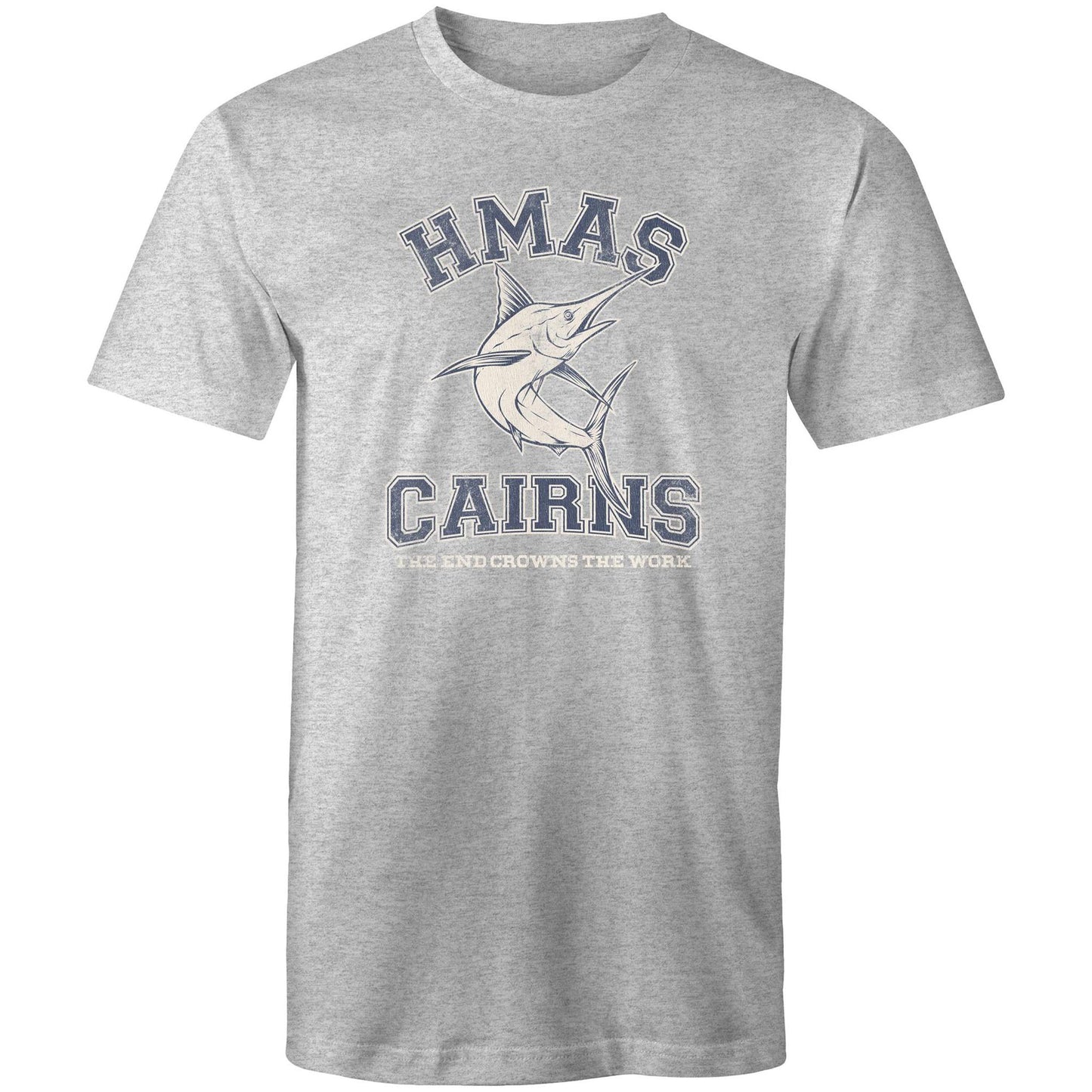 HMAS Cairns Men's T-shirt (style Alpha, Blue)