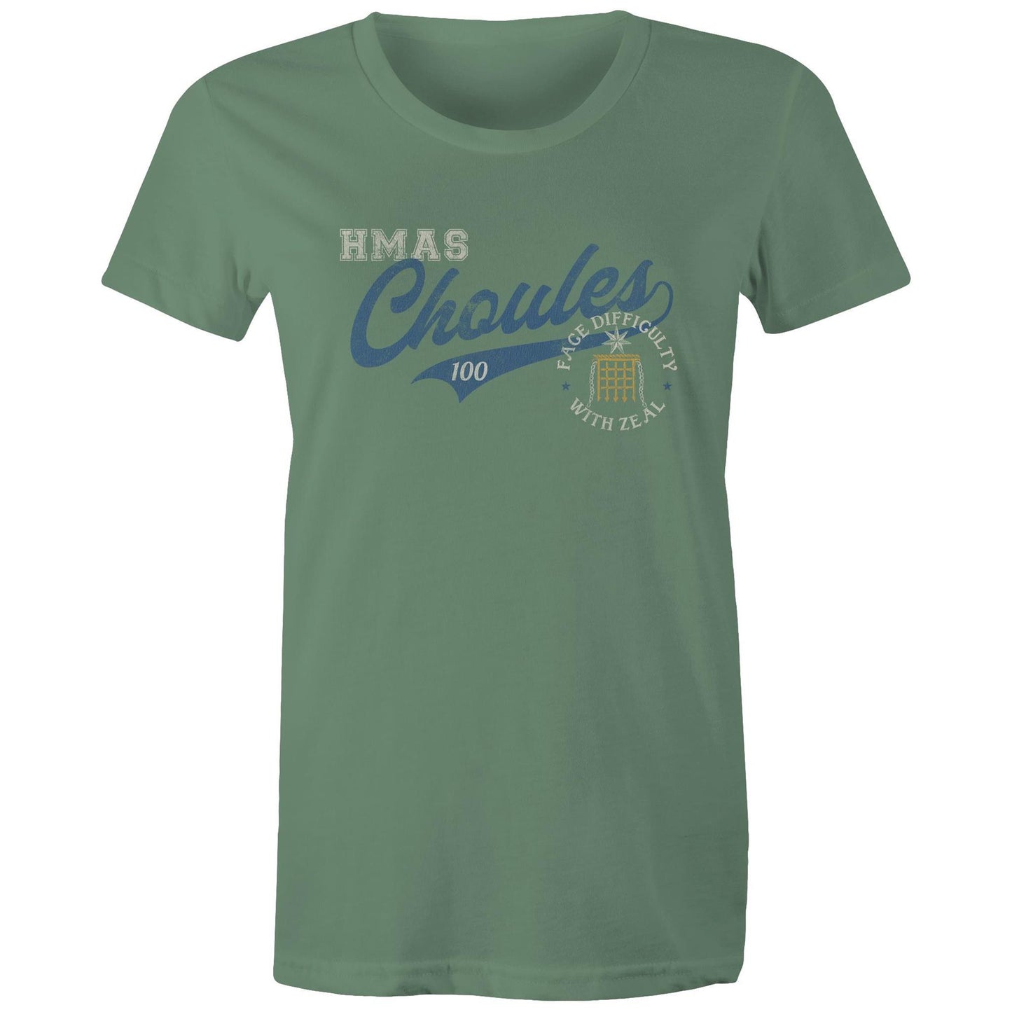 HMAS Choules L100 Women's T-shirt (style Bravo)