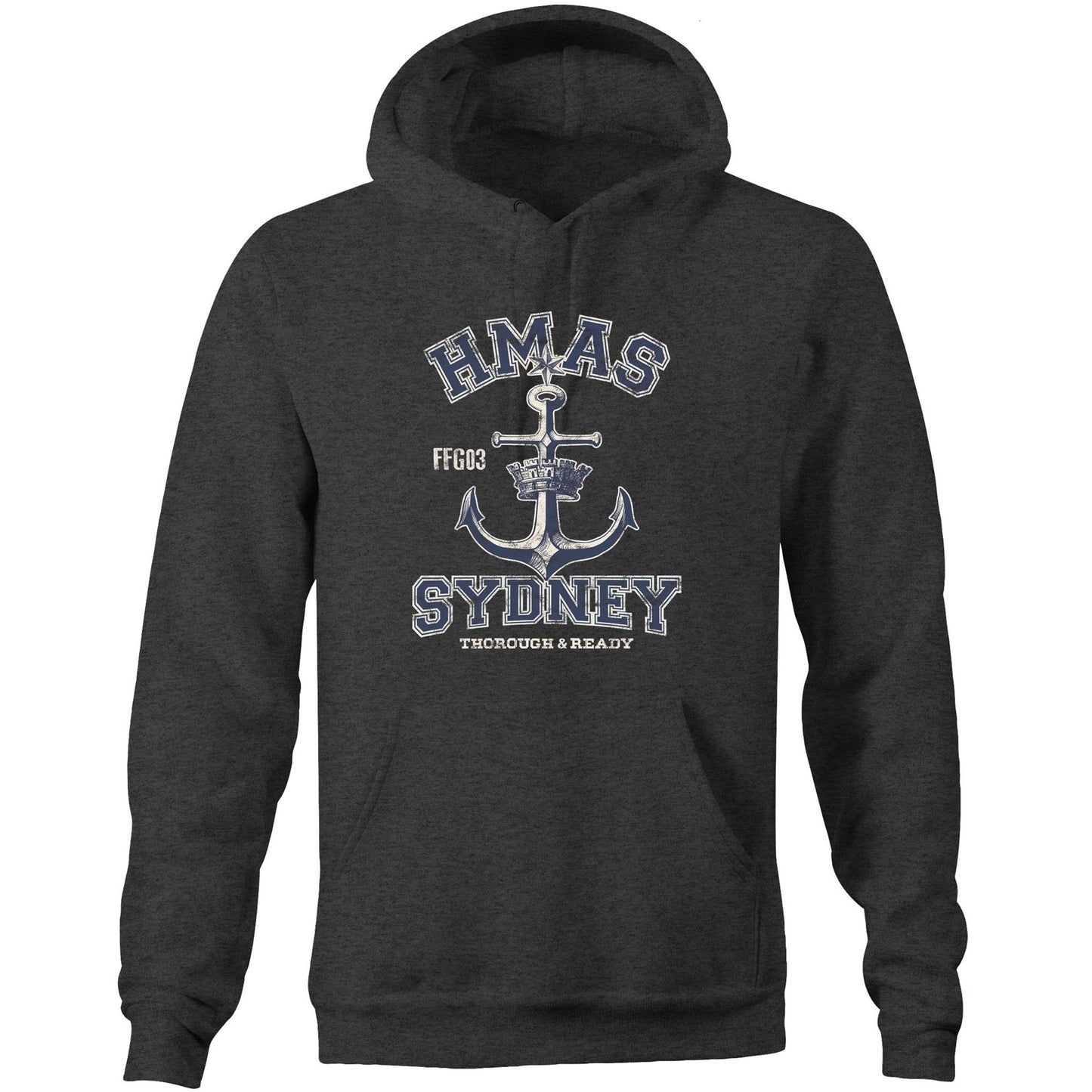 HMAS Sydney (IV) FFG03 Men's Hoodie (style Alpha)