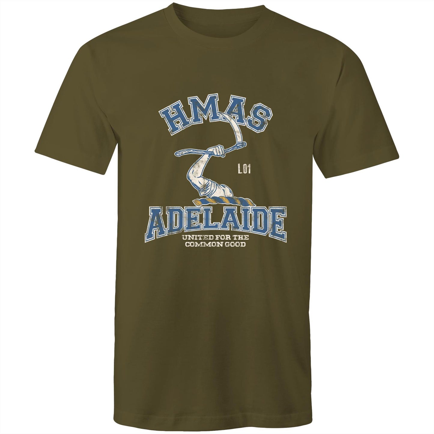 HMAS Adelaide (III) L01 Men's T-shirt (style Alpha, colour)