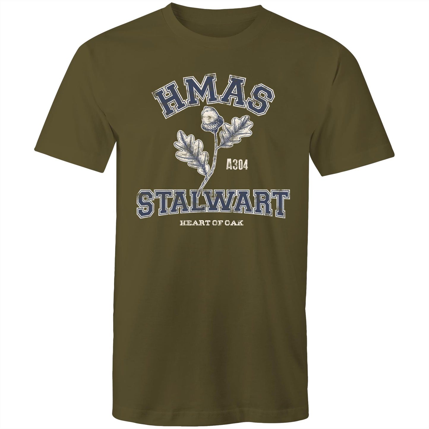 HMAS Stalwart A304 Men's T-shirt (style Alpha, blue)