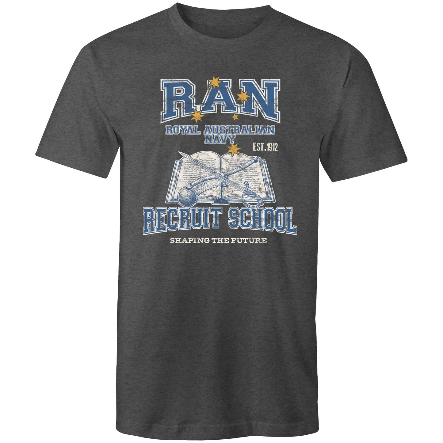 RAN Recruit School Men's T-shirt (style Alpha, colour)
