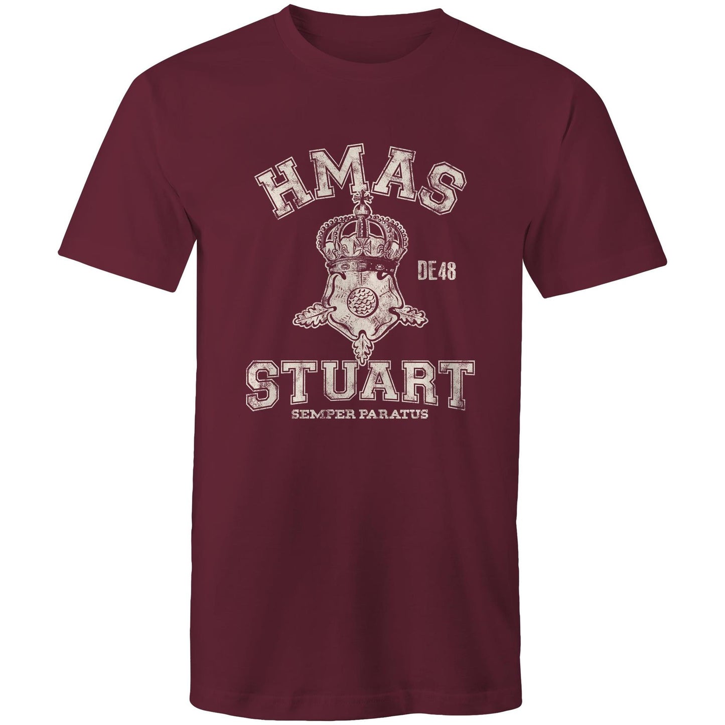 HMAS Stuart (II) DE48 Men's T-shirt (style Alpha, white)