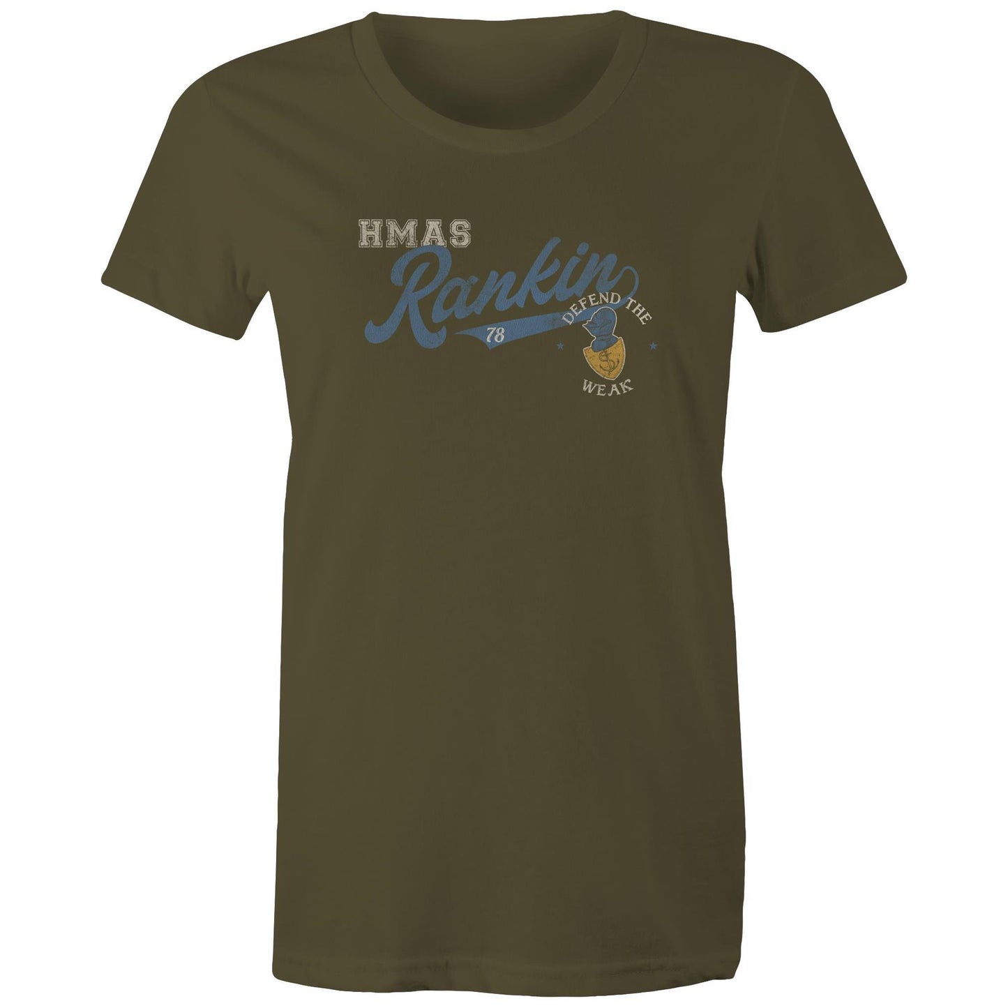 HMAS Rankin SSG73 Women's T-shirt (style Bravo)