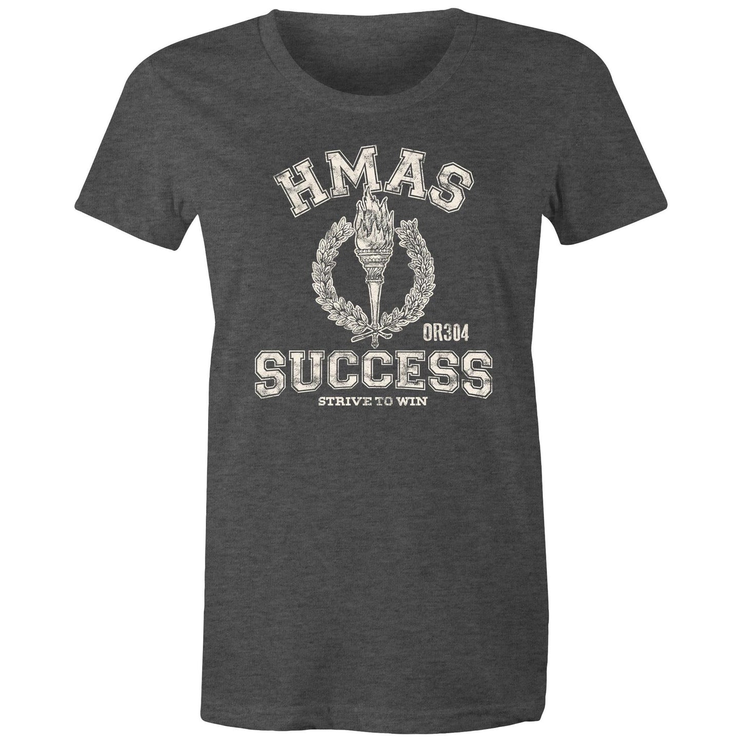 HMAS Success OR304 Women's T-shirt (style Alpha, white)
