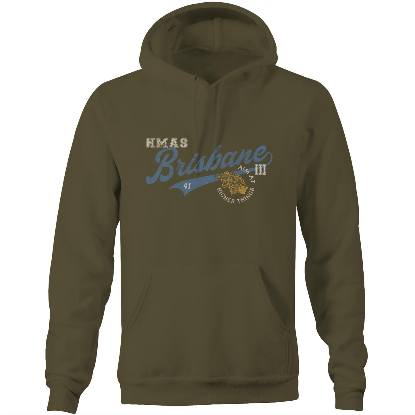 HMAS Brisbane (III) DDG41 Men's Hoodie (style Bravo)