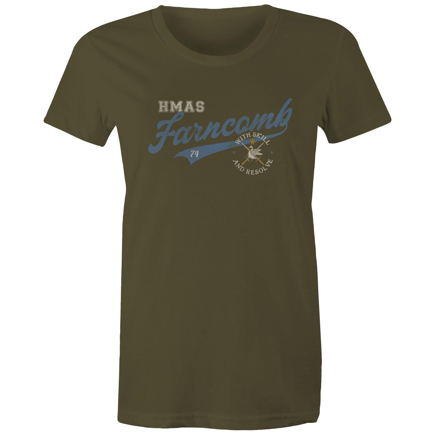 HMAS Farncomb SSG74 Women's T-shirt (style Bravo)