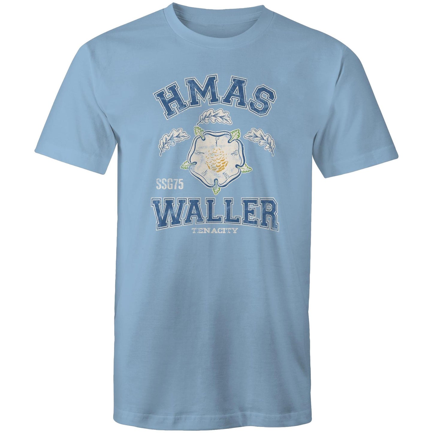 HMAS Waller SSG75 Men's T-shirt (style Alpha, colour)