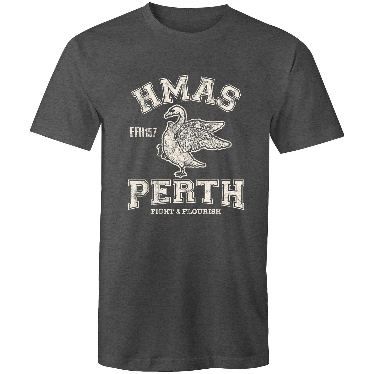 HMAS Perth (III) FFH157 Men's T-shirt (style Alpha, white)