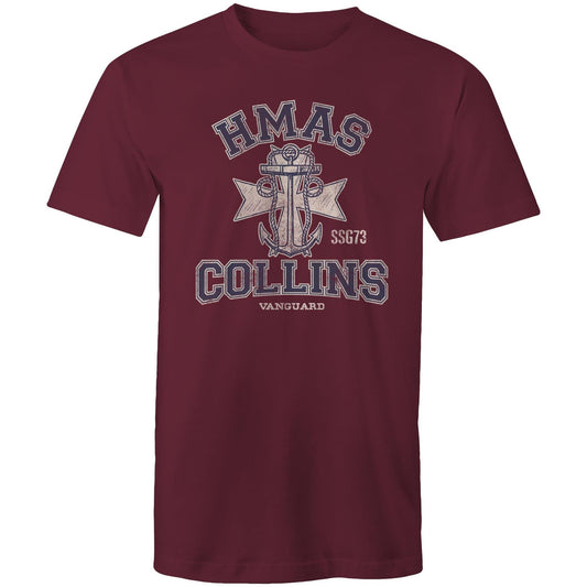 HMAS Collins SSG73 Men's T-shirt (style Alpha, blue)