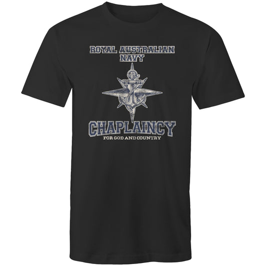RAN Chaplaincy Branch Men's T-shirt (style Alpha, blue)