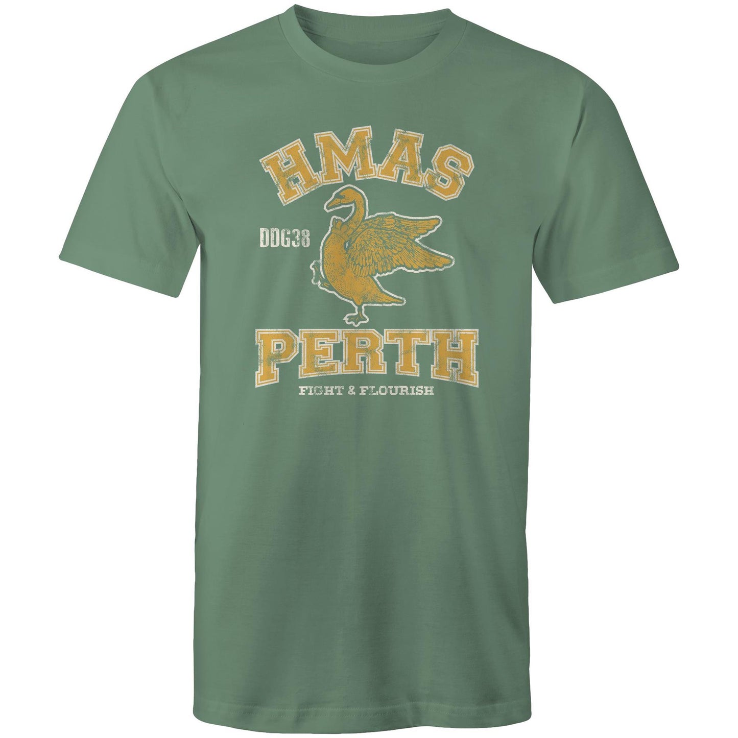 HMAS Perth (II) DDG38 Men's T-shirt (style Alpha, colour)