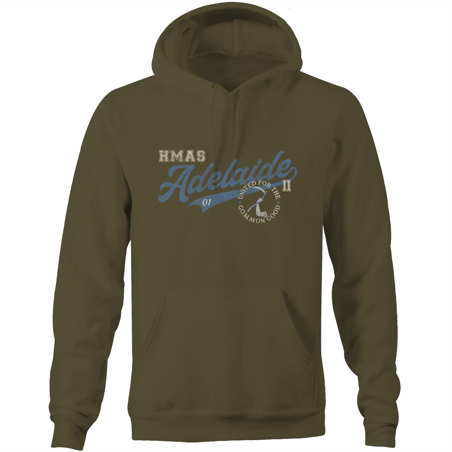 HMAS Adelaide (II) FFG01 Men's Hoodie (style Bravo)