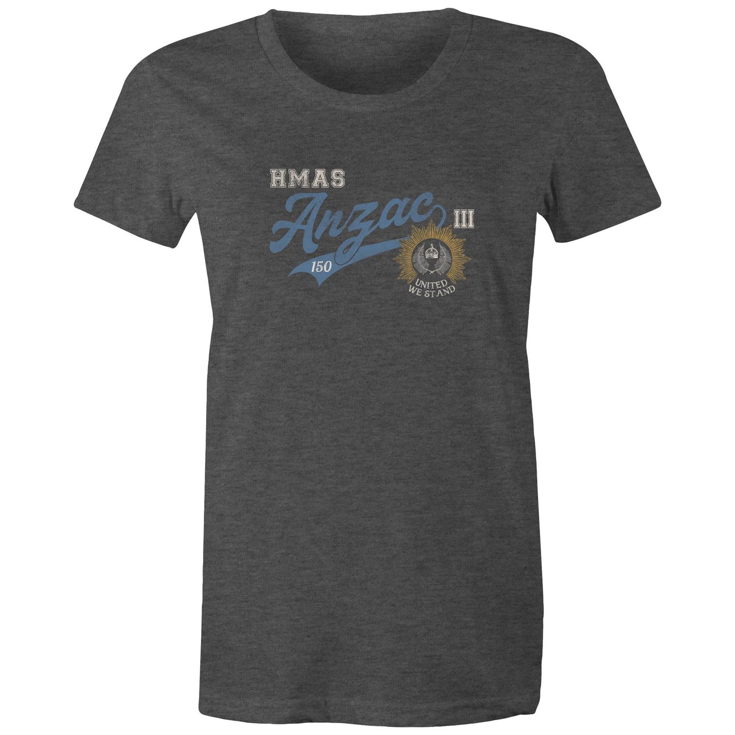 HMAS Ancac (III) FFH150 Women's T-shirt (style Bravo)