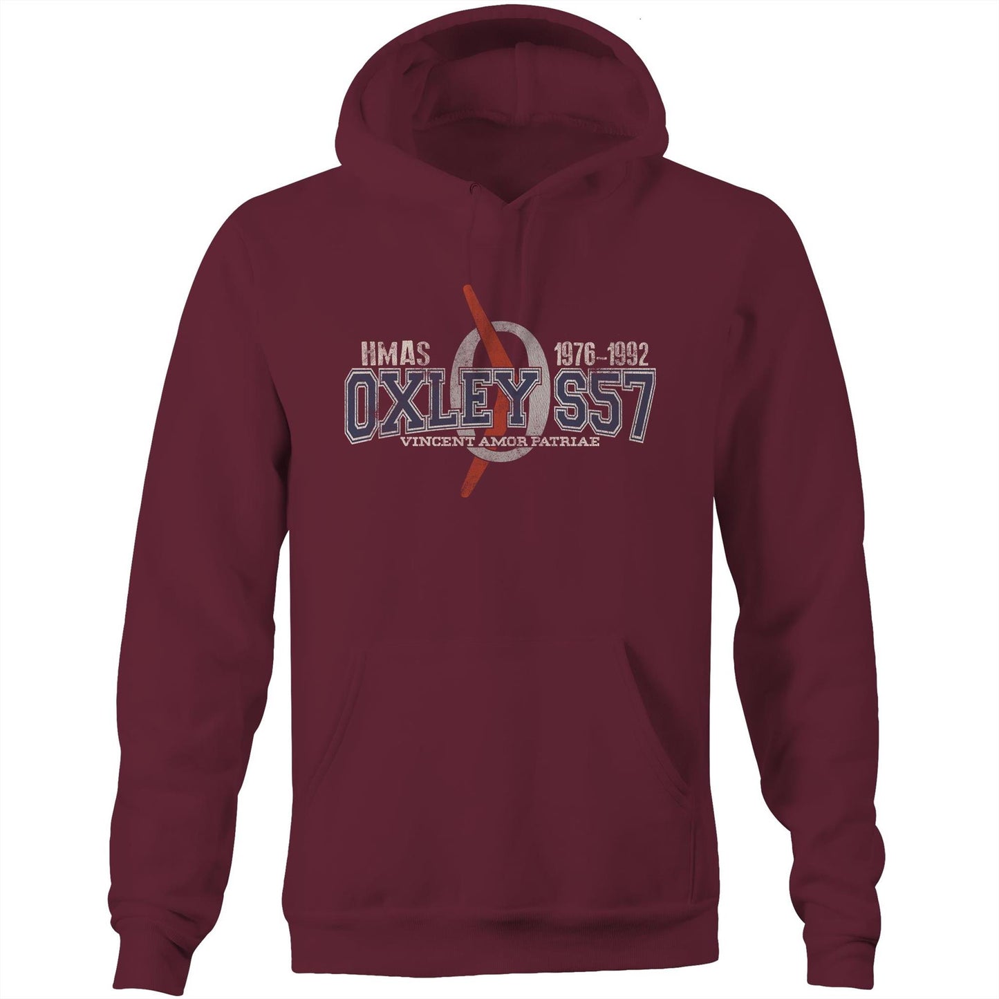 HMAS Oxley (II) S57 Men's Hoodie (style Oscar Bravo)