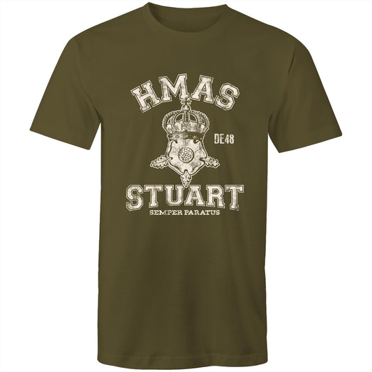 HMAS Stuart (II) DE48 Men's T-shirt (style Alpha, white)