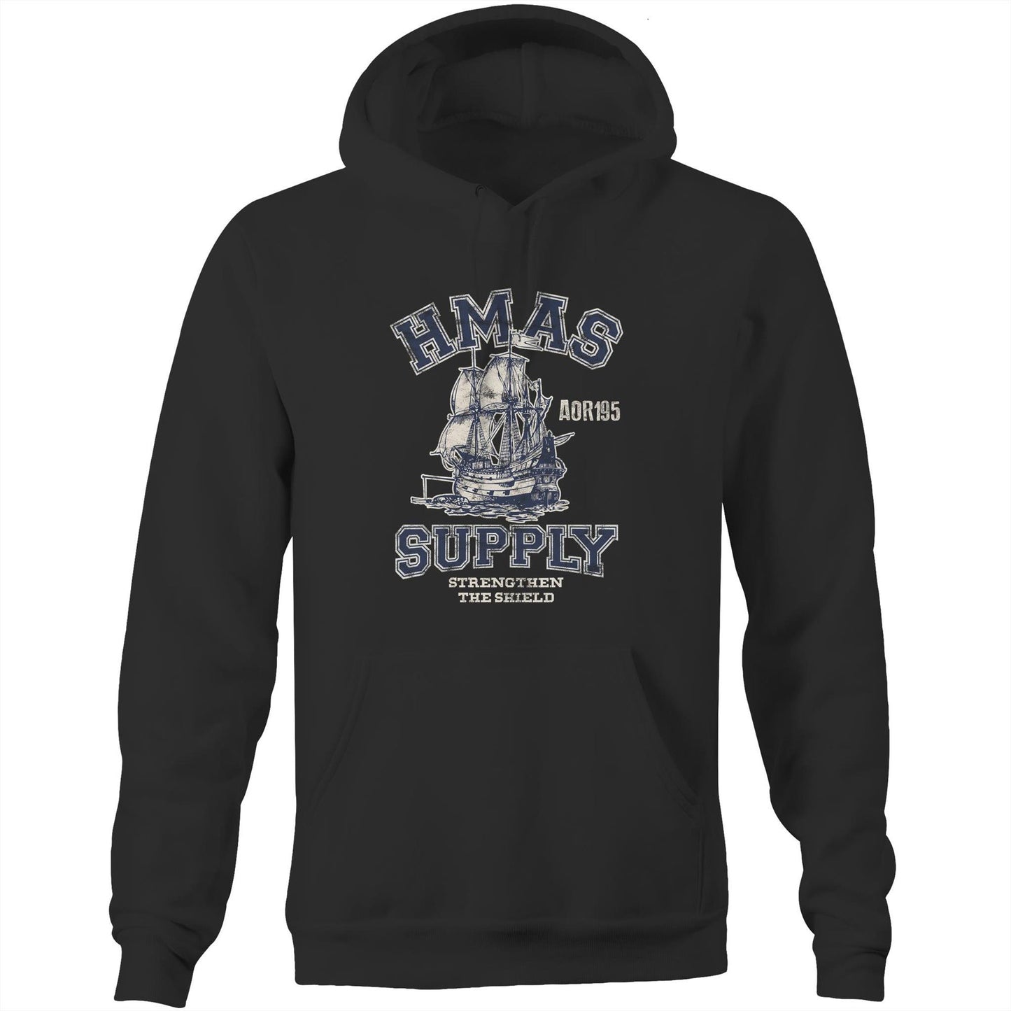 HMAS Supply AOR195 Men's Hoodie (style Alpha)