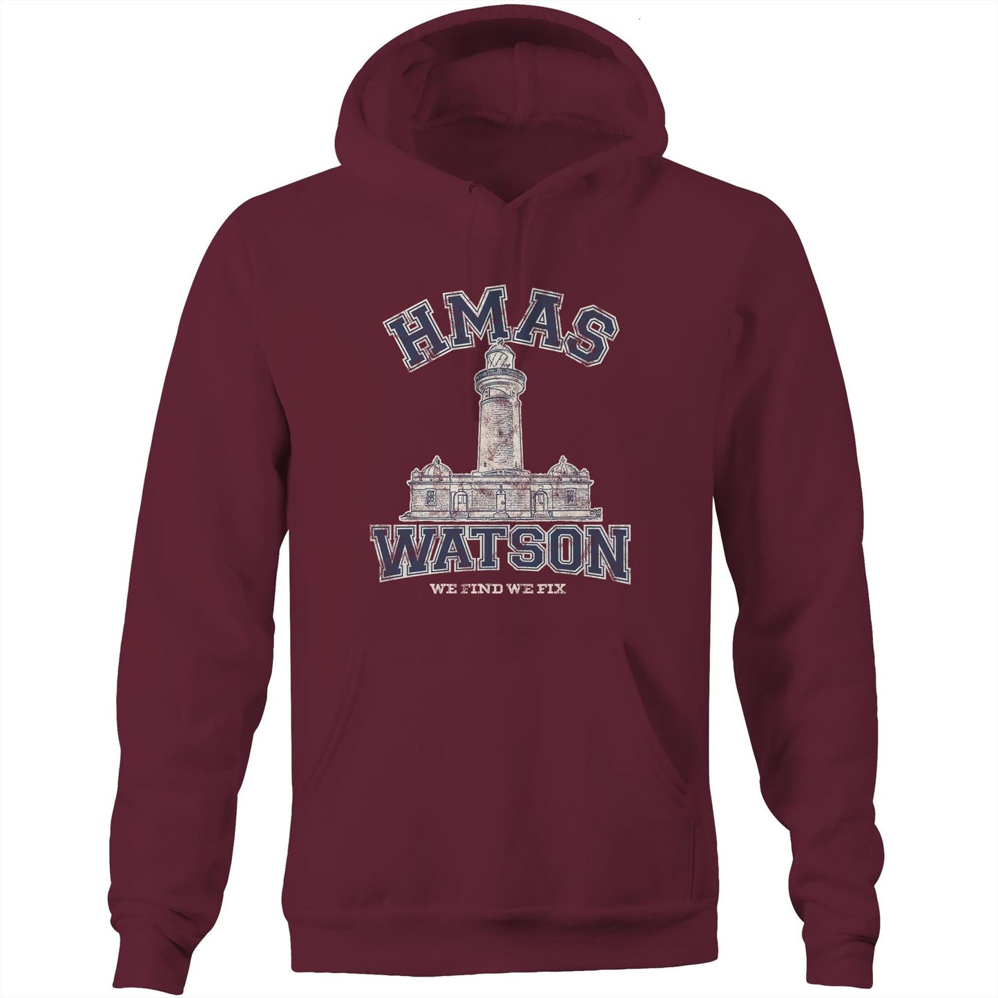 HMAS Watson Men's Hoodie (style Alpha)