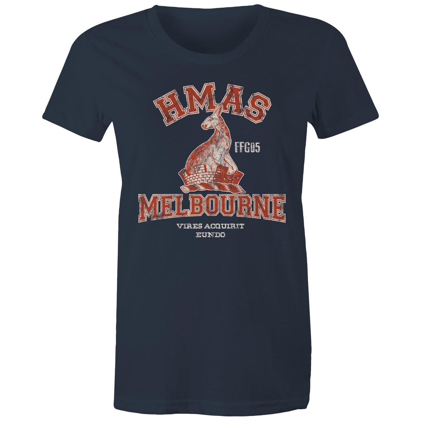 HMAS Melbourne (III) FFG05 Women's T-shirt (style Alpha, colour)