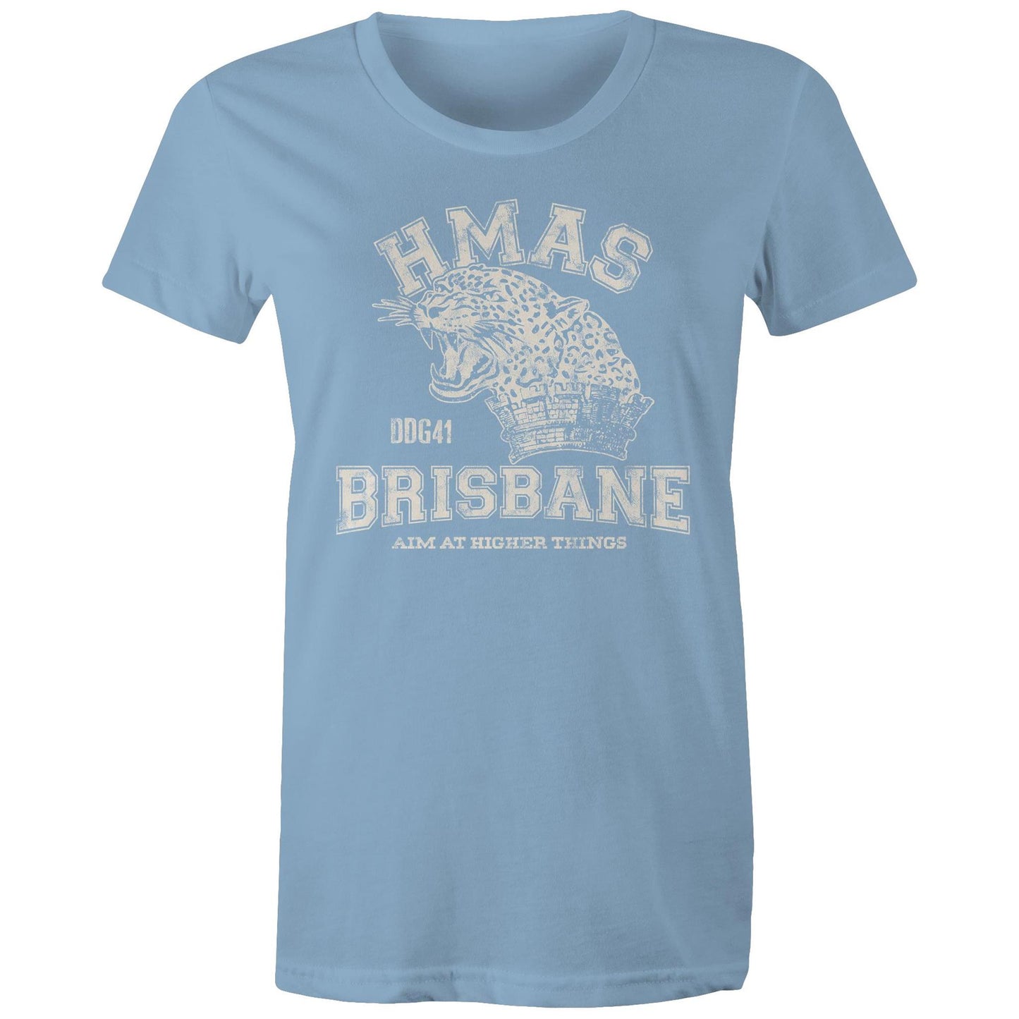 HMAS Brisbane (III) DDG41 Women's T-shirt (style Alpha, white)