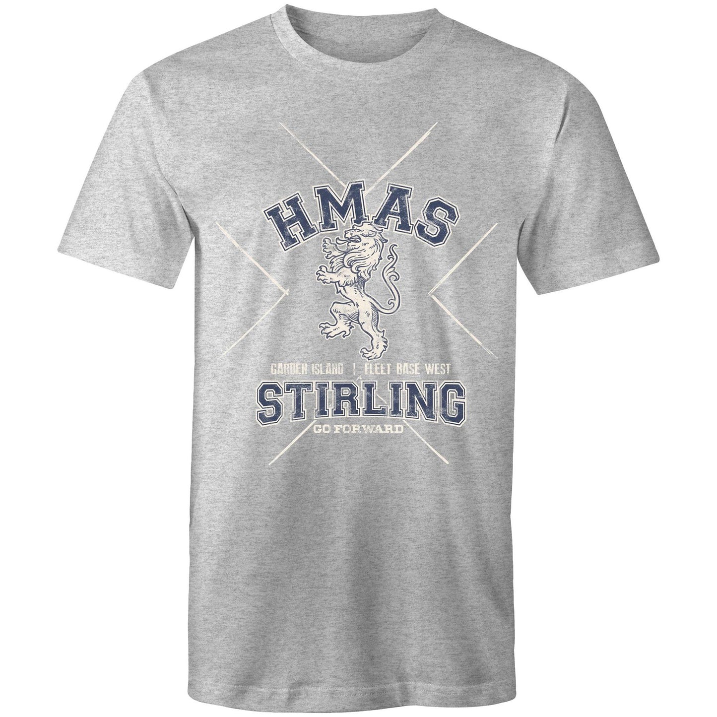 HMAS Stirling Men's T-shirt (style Alpha, blue)