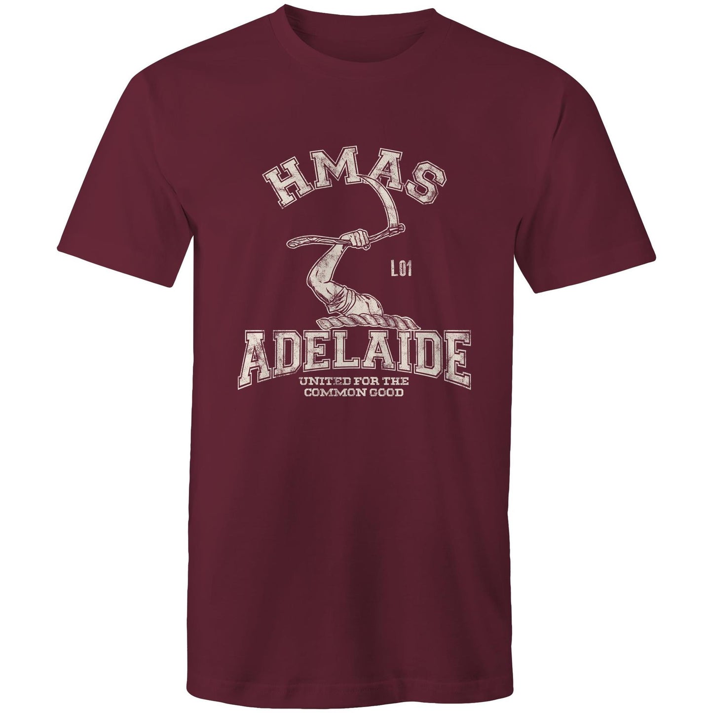 HMAS Adelaide (III) L01 Men's T-shirt (style Alpha, white)