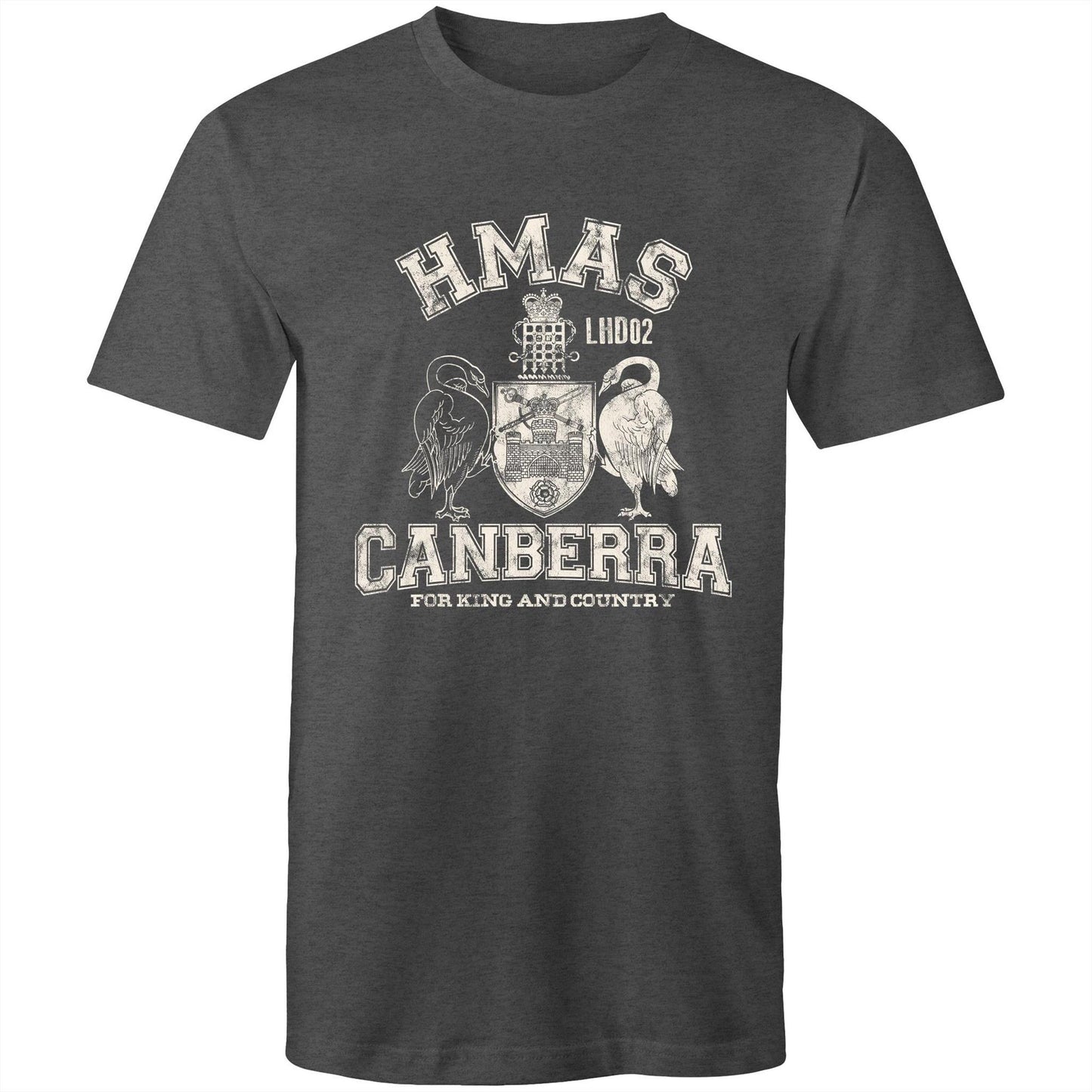 HMAS Canberra (III) L02 Men's T-shirt (style Alpha, white)