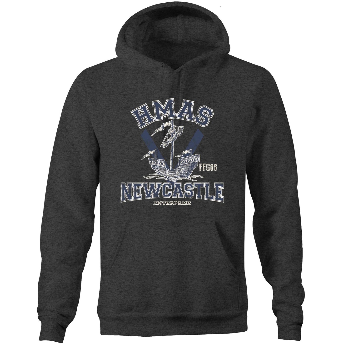 HMAS Newcastle FFG06 Men's Hoodie (style Alpha)