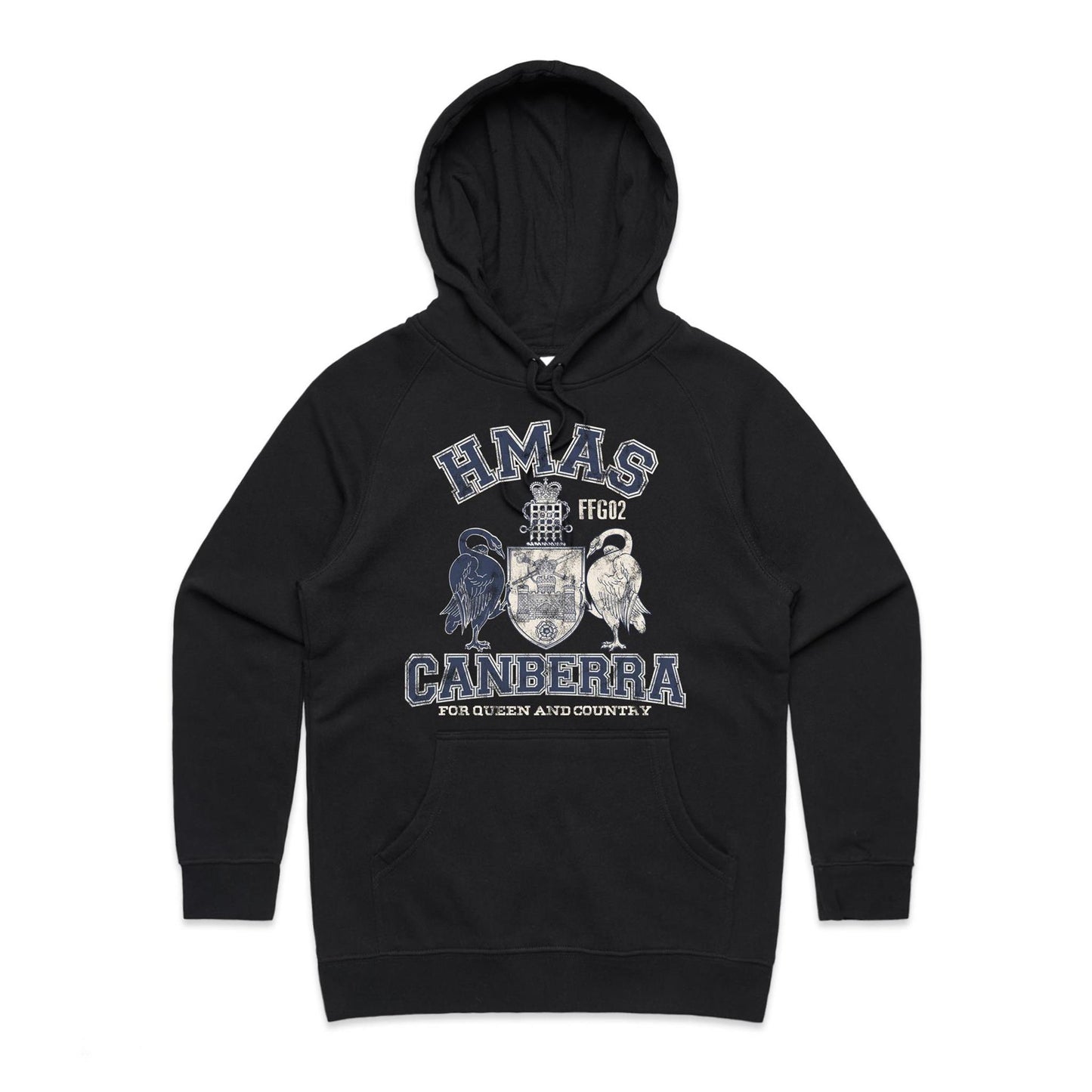 HMAS Canberra (II) FFG02 Women's Hoodie (style Alpha)