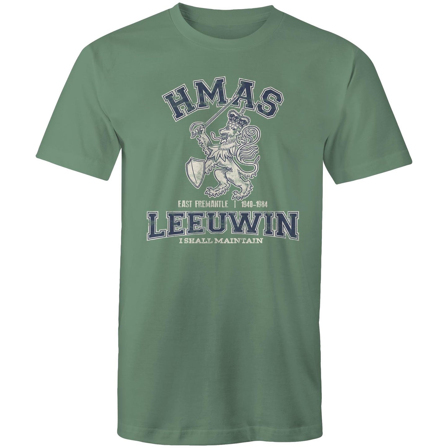 HMAS Leeuwin Men's T-shirt (style Alpha, blue)