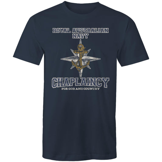RAN Chaplaincy Branch Men's T-shirt (style Alpha, colour)
