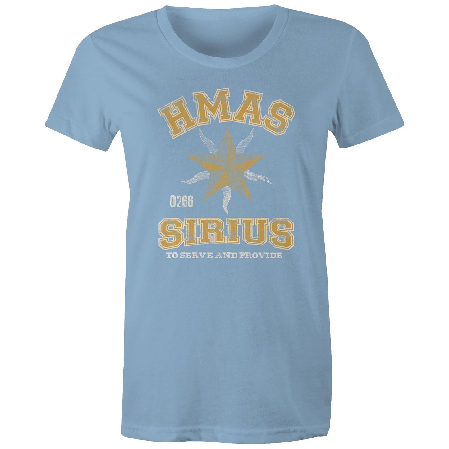 HMAS Sirius O266 Women's T-shirt (style Alpha, colour)