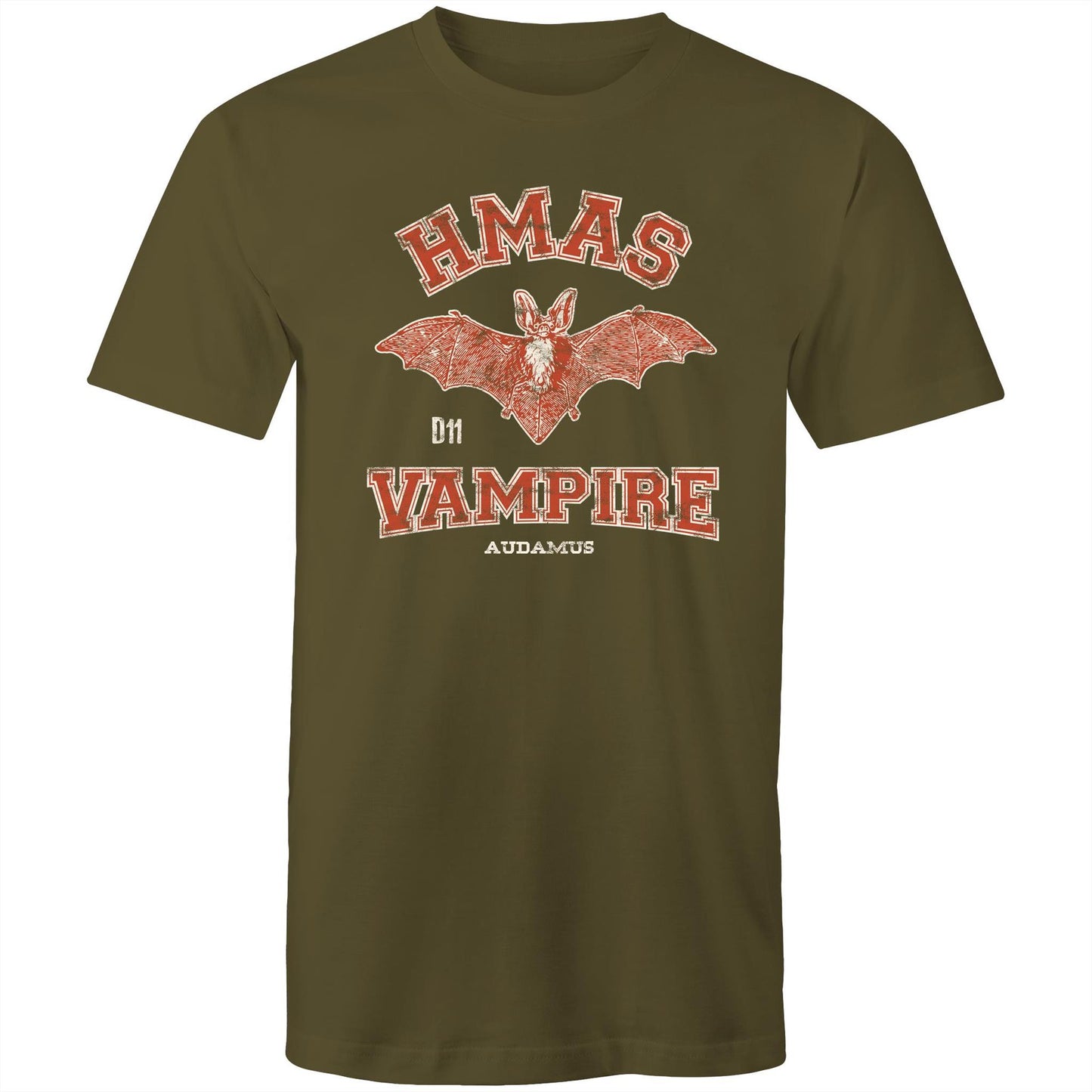 HMAS Vampire D11 Men's T-shirt (style Alpha, colour)