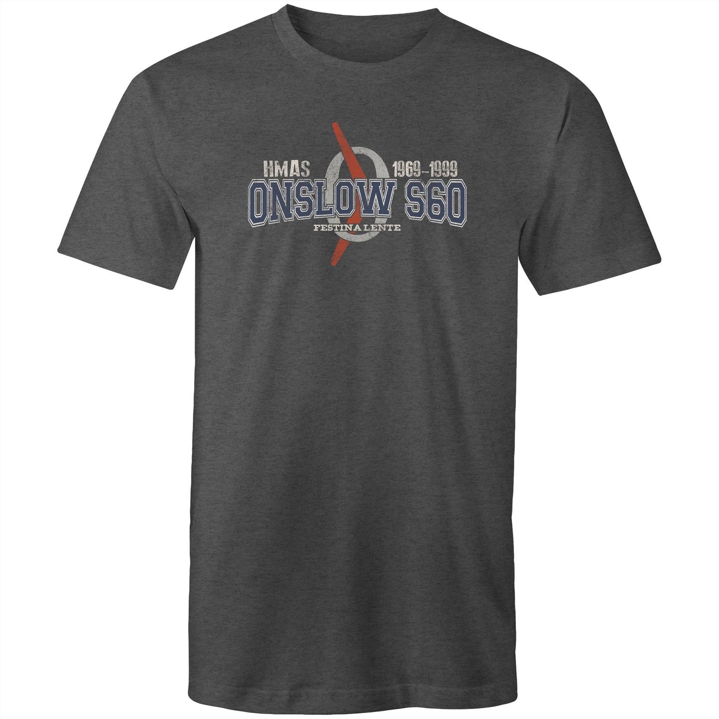 HMAS Onslow S60 Men's T-shirt (style Oscar Bravo)
