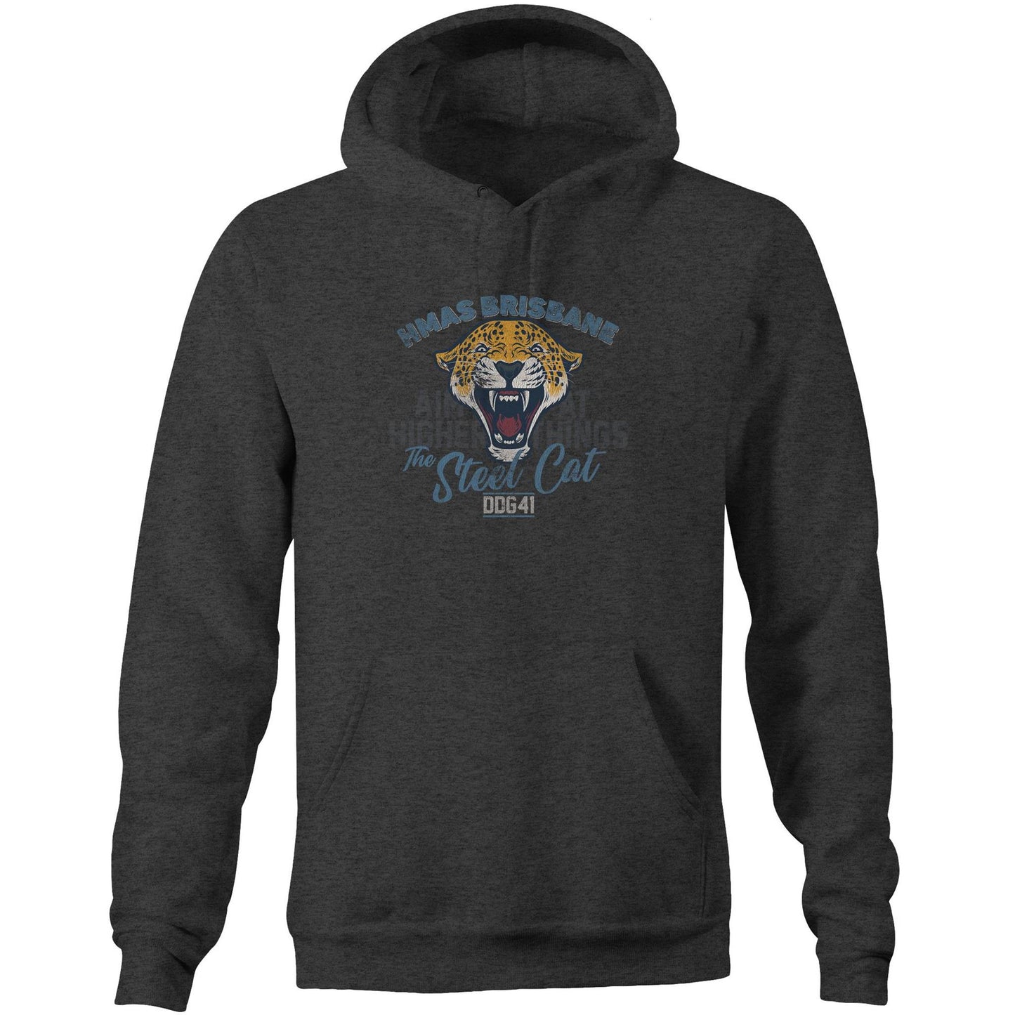 HMAS Brisbane (III) DDG41 Men's Hoodie (Mascot style 1)