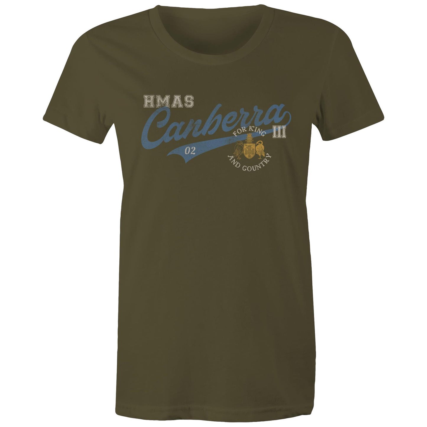 HMAS Canberra (III) L02 Women's T-shirt (style Bravo)