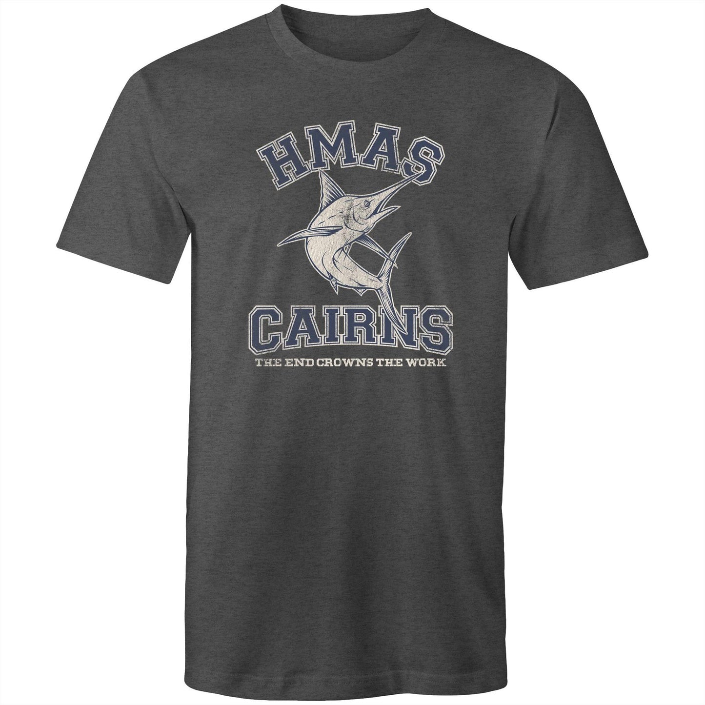 HMAS Cairns Men's T-shirt (style Alpha, Blue)