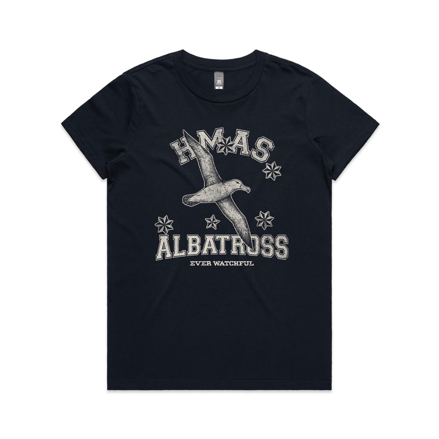 HMAS Albatross Women's T-shirt (style Alpha, white)