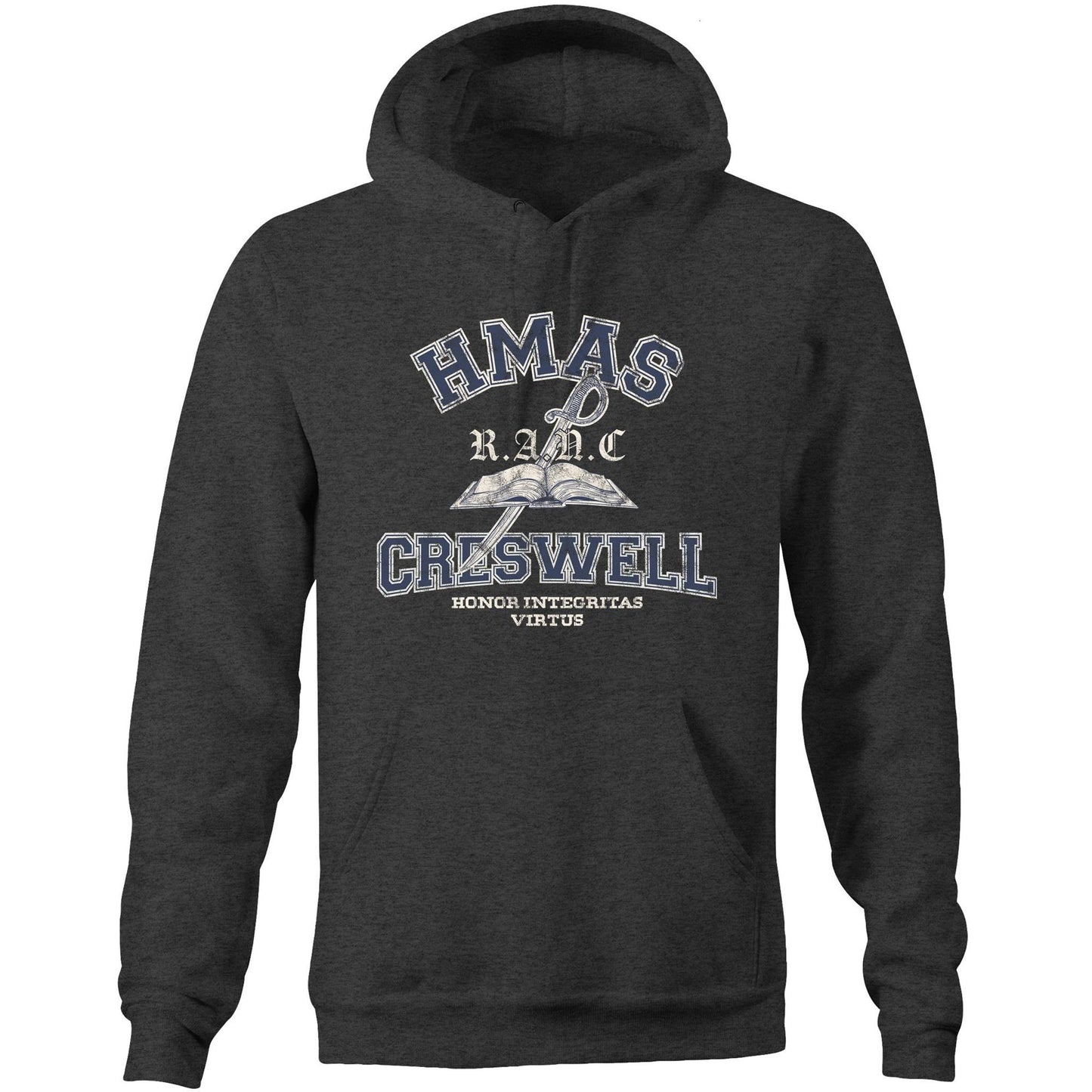 HMAS Creswell Men's Hoodie (style Alpha)
