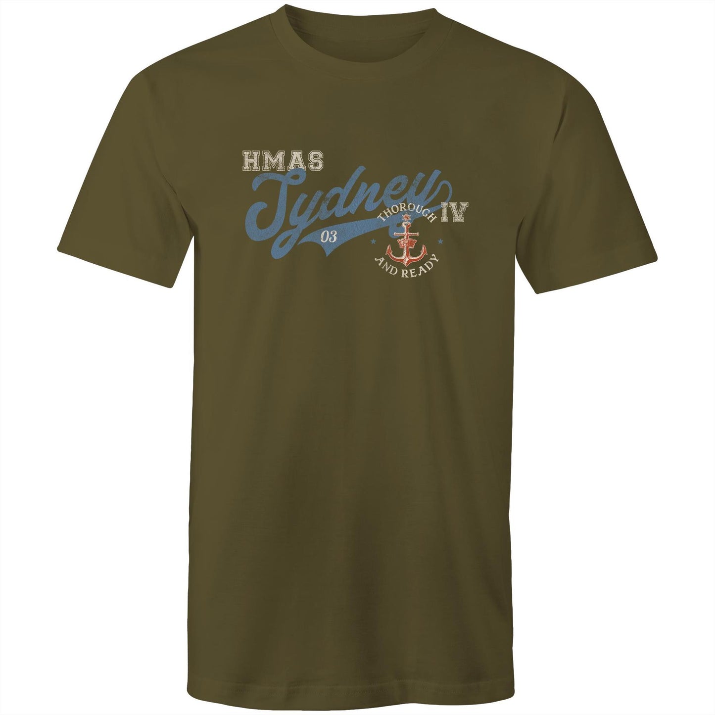 HMAS Sydney (IV) FFG03 Men's T-shirt (style Bravo)