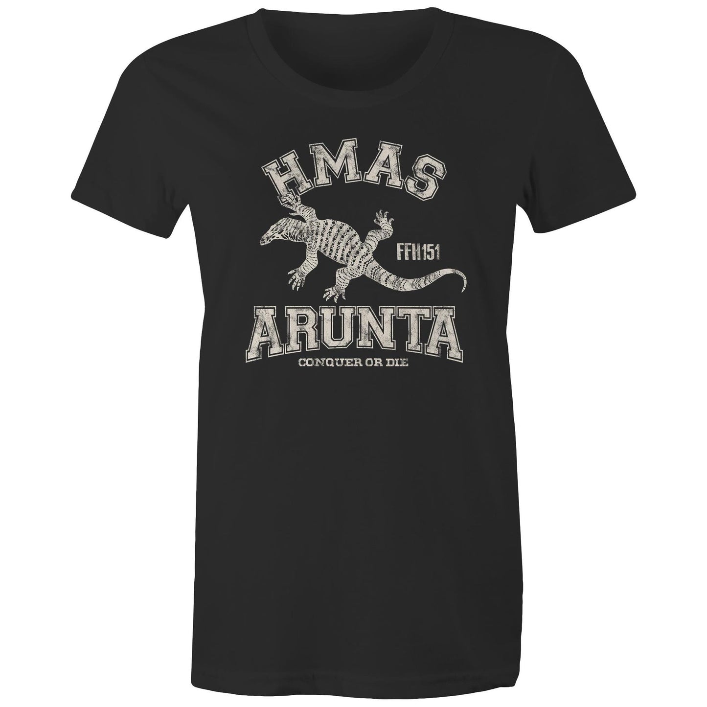 HMAS Arunta (II) FFH151 Women's T-shirt (style Alpha, white)