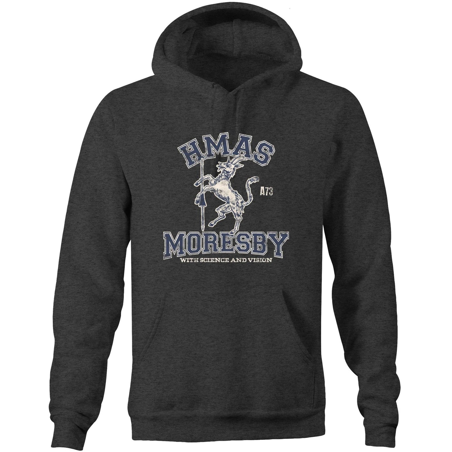 HMAS Moresby (II) A73 Men's Hoodie (style Alpha)