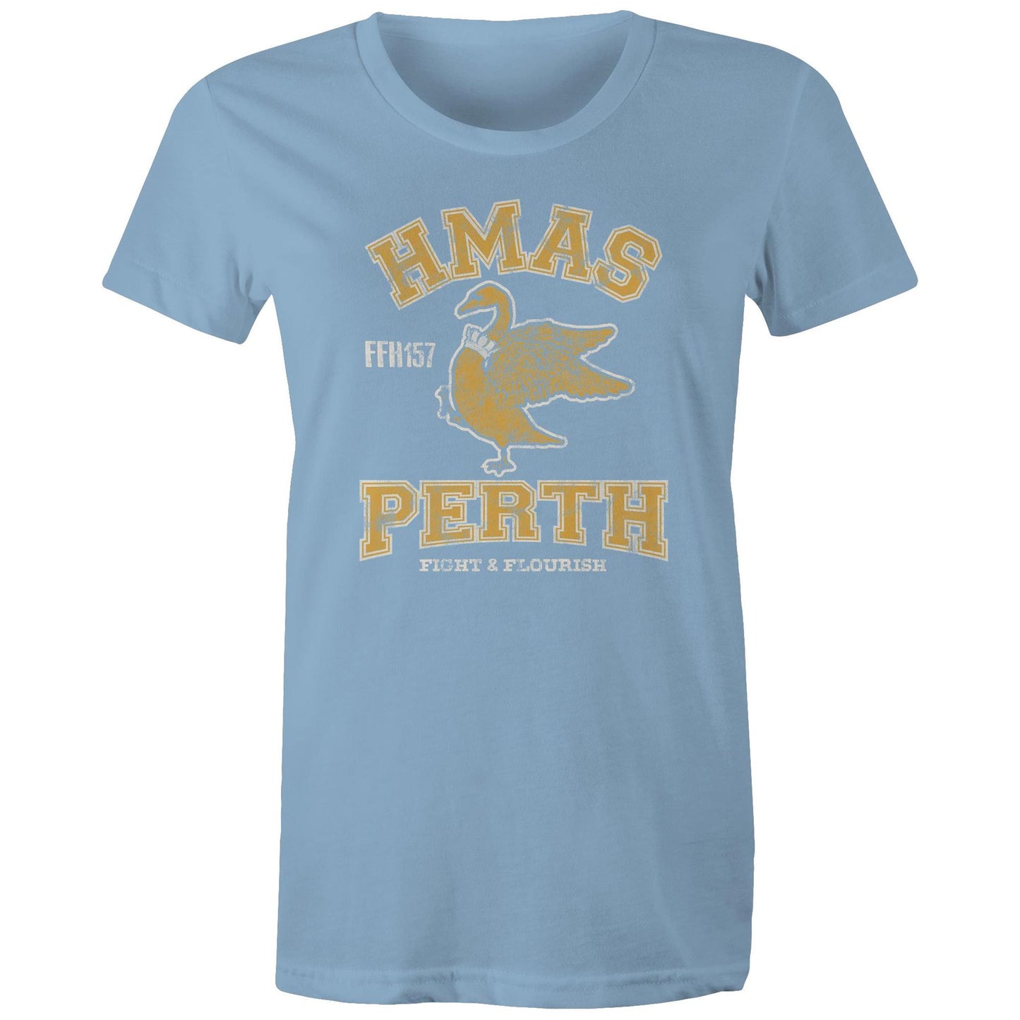 HMAS Perth (III) FFH157 Women's T-shirt (style Alpha, colour)