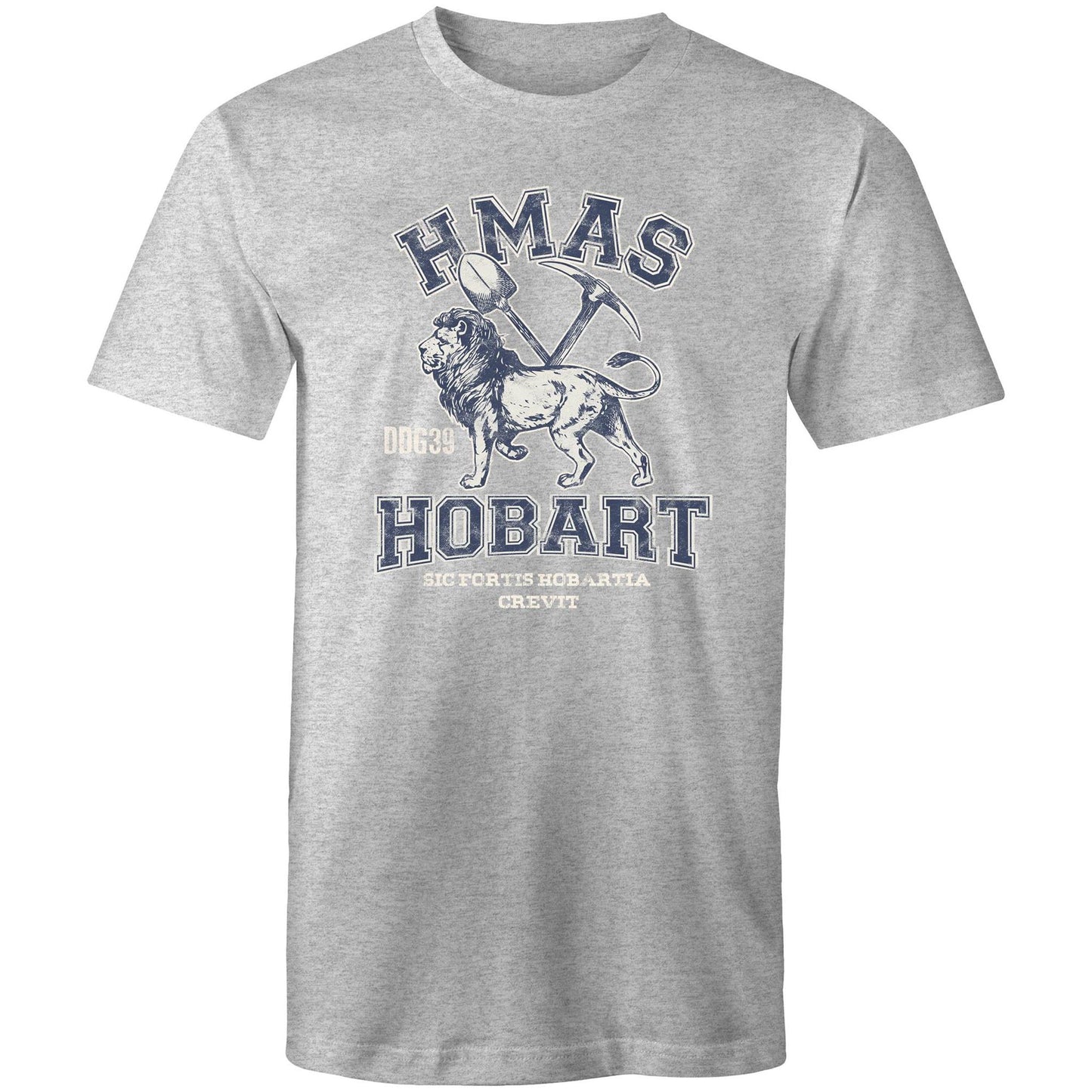 HMAS Hobart (II) DDG30 Men's T-shirt (style Alpha, blue)