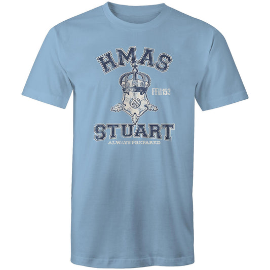 HMAS Stuart (III) FFH153 Men's T-shirt (style Alpha, blue)
