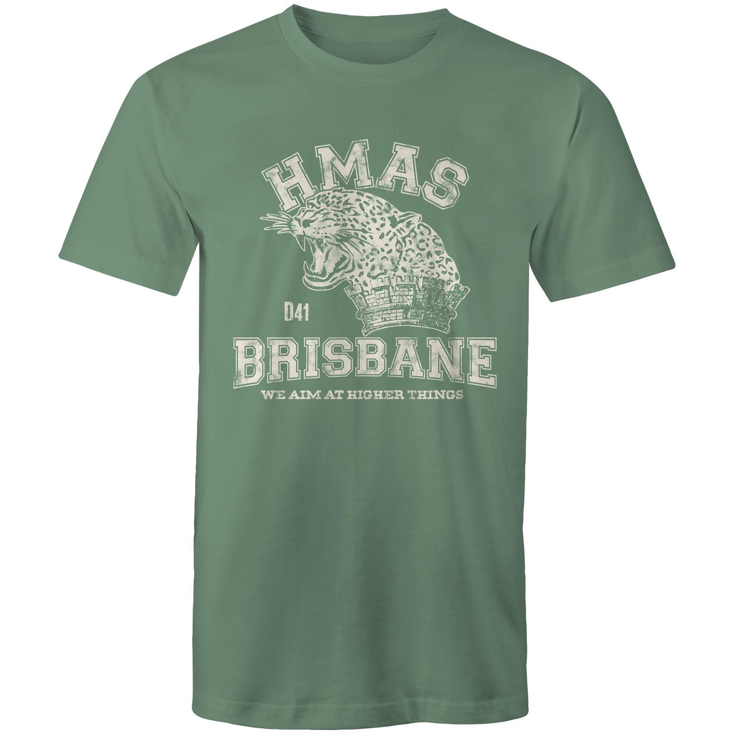 HMAS Brisbane (II) D41 Men's T-shirt (style Alpha, white)