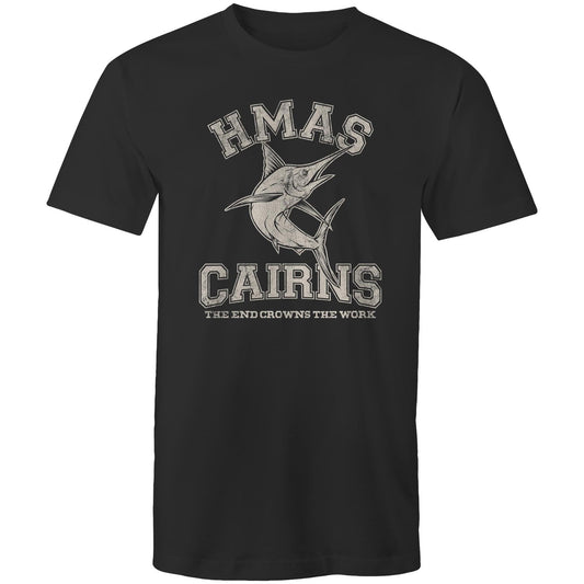 HMAS Cairns Men's T-shirt (style Alpha, white)